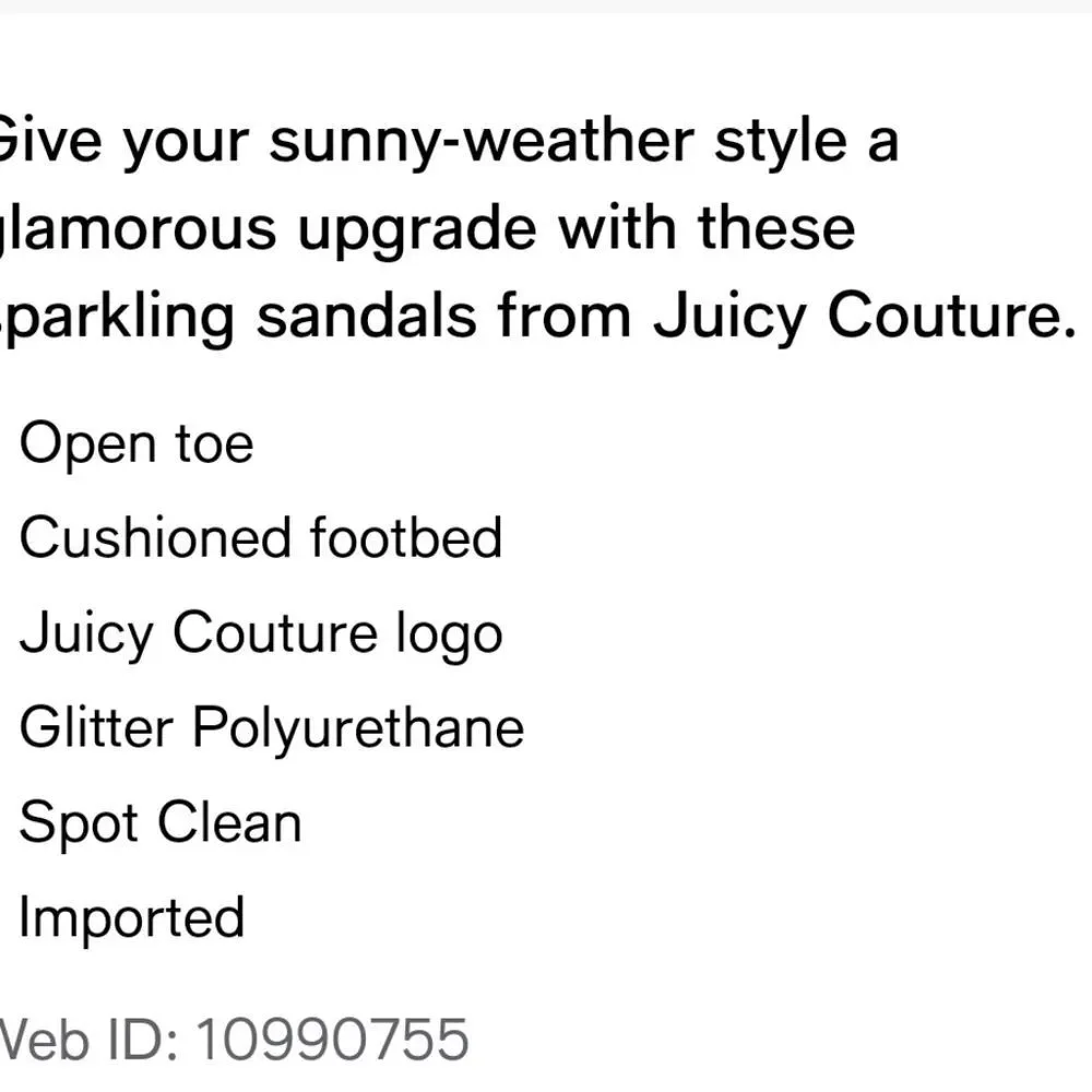 Juicy Couture Baby Los Rios Slingback Sandals-‎ Confetti